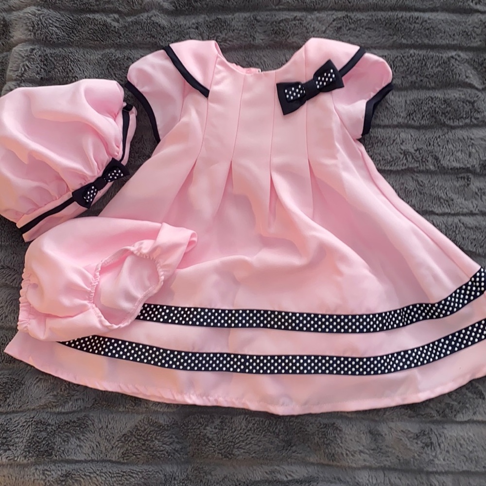 Cute 3pc Little Girls Dress